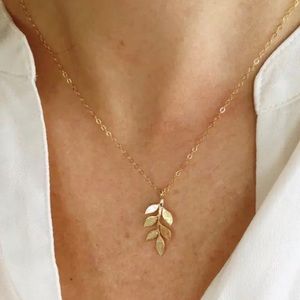 3/$30 Gold Leaf Chain Necklace